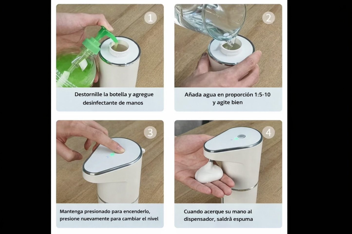 Dispensador de jabón automático